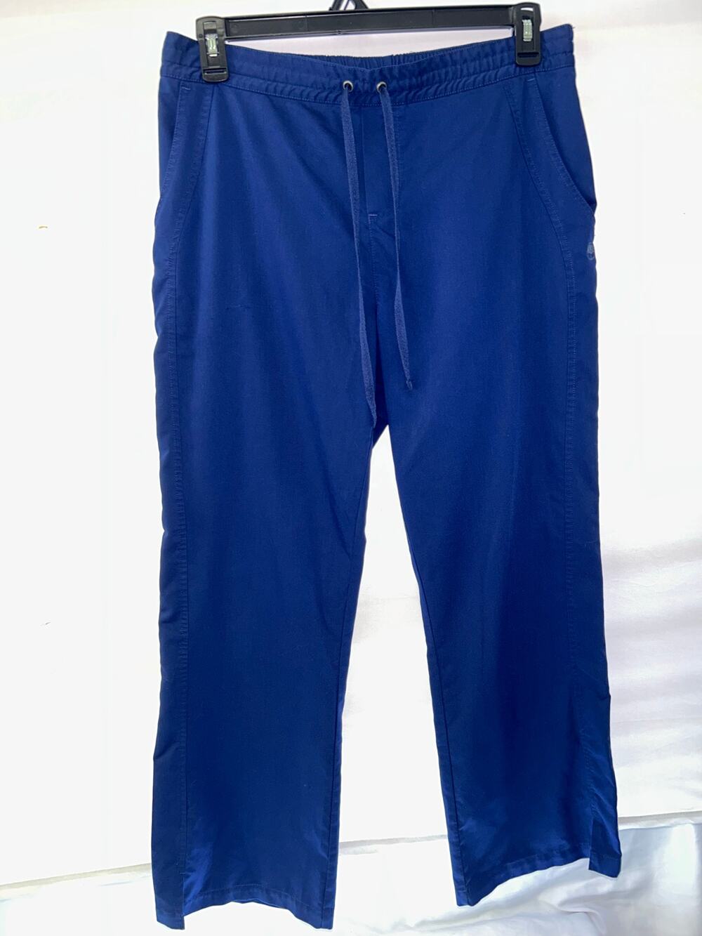 Healing Hands Purple Label Scrub Pants Navy Blue Drawstring Size Large